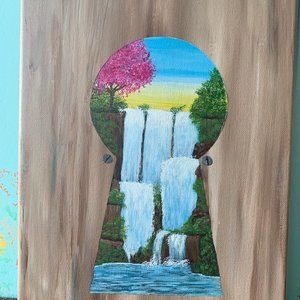 ⭐️#40 Original Acrylic Painting - 9 x 12 Inch Canvas